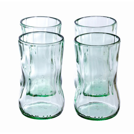 Check out these American-made Coca-Cola Bottle Juice Glasses, manufactured in San Diego, CA by BottleHood. Purchase to enjoy a refreshing beverage in style and support 20 American workers. Gets you 560 Boom™ Points.